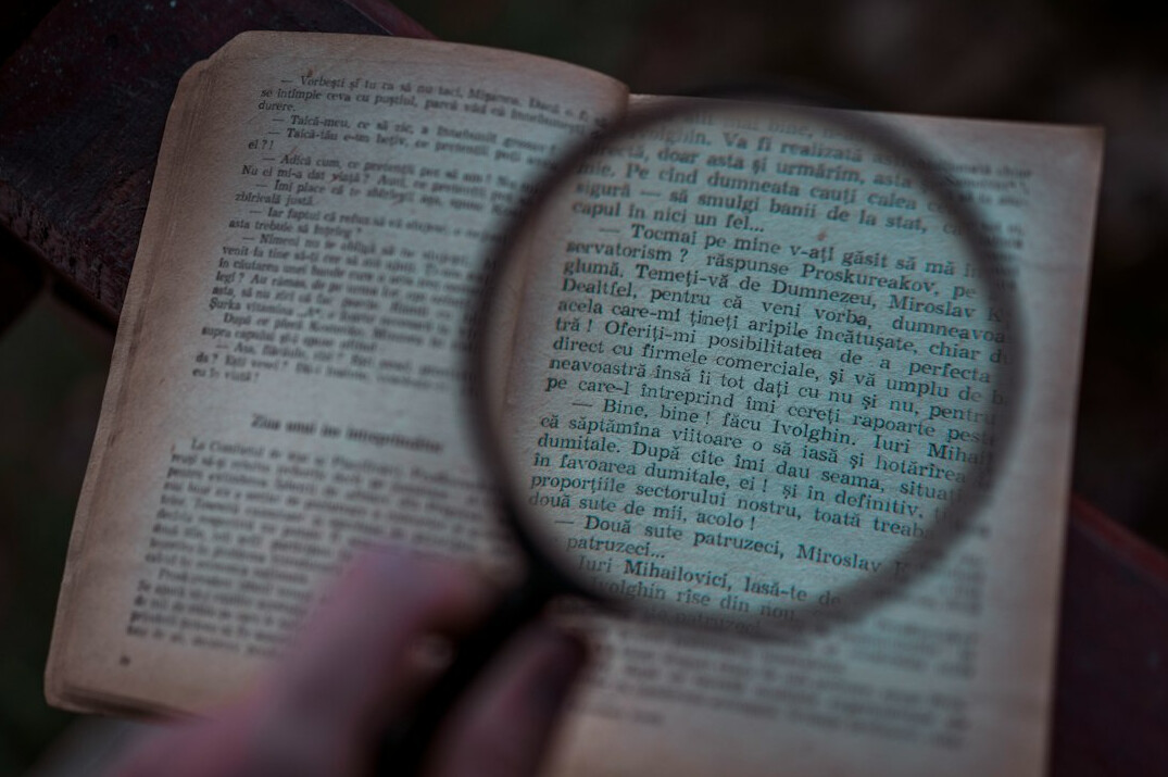 detective investigating clue